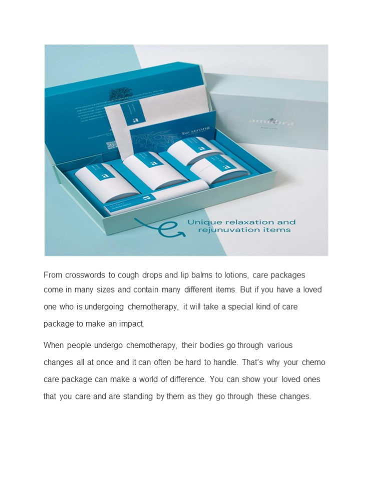 Gifts for cancer patients