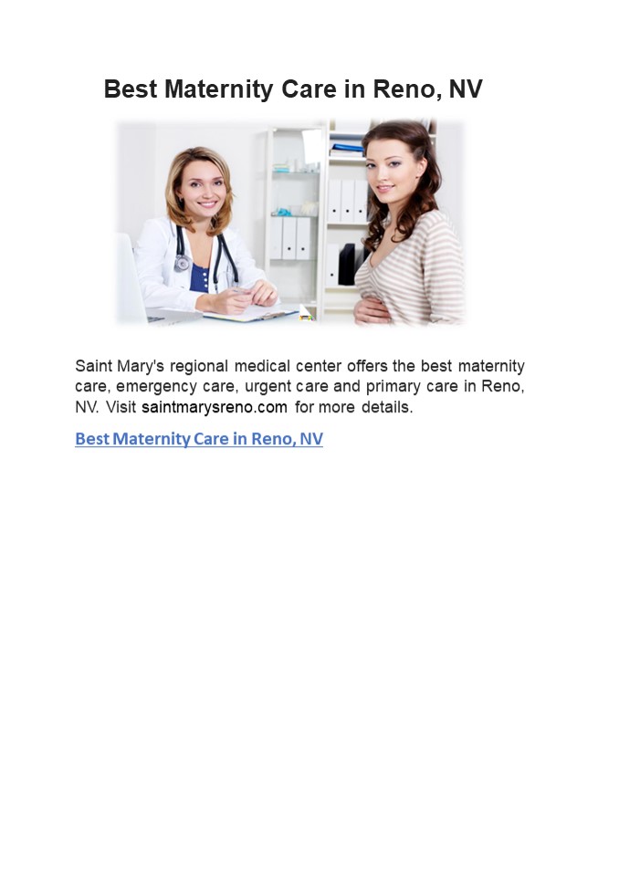 PPT Best Maternity Care in Reno, NV PowerPoint presentation free to