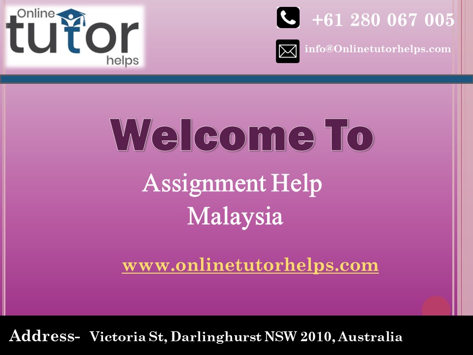 Assignment Help Malaysia PPT