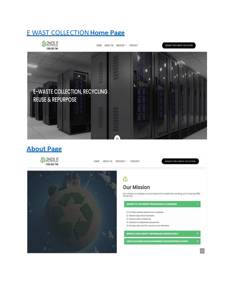 2nds IT E-waste collection