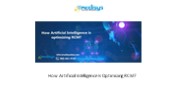 How Artificial Intelligence Is Optimizing RCM?