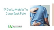 9 Daily Habits To Stop Back Pain