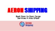 Freight forwarding companies in Dubai