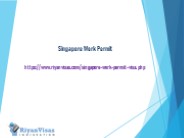 Singapore Work Permit | Riyanvisas