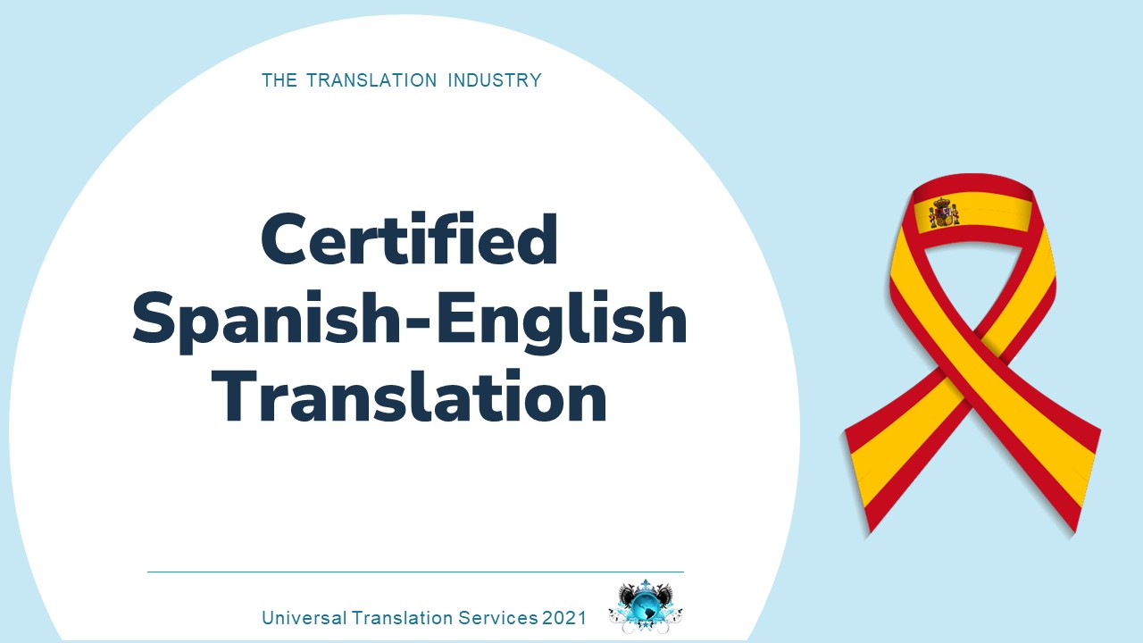 Spanish To English Certified Translation