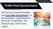 FeWo Pool Deutschland