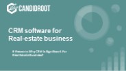 CRM Software for Real-estate business