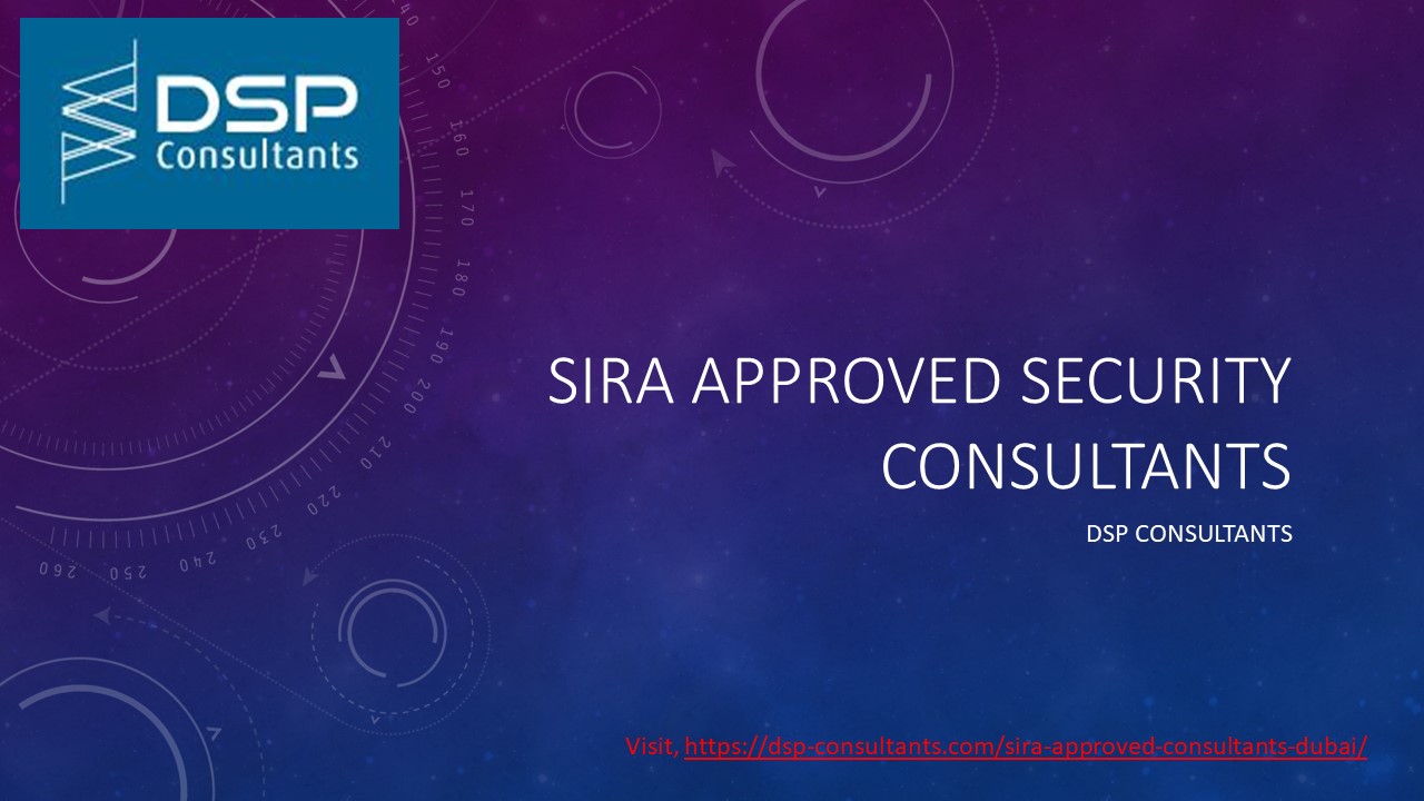 SIRA Approved Security Consultants