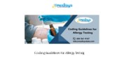 Coding Guidelines For Allergy Testing