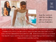 Women suit alteration