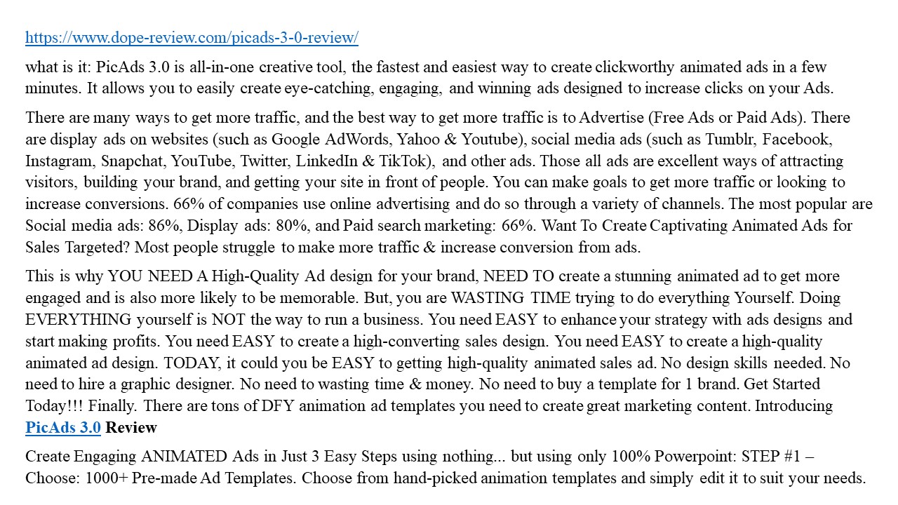 presentation player overlay