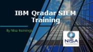 IBM Qradar SIEM Training