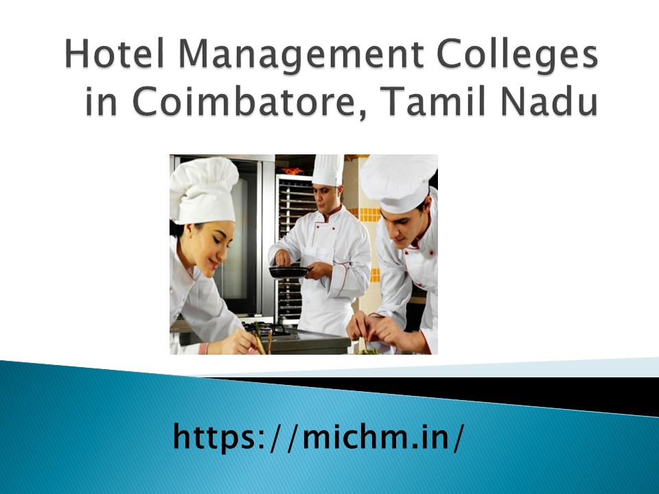 Choose hotel management courses in coimbatore