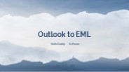MailsDaddy Outlook PST to EML Converter