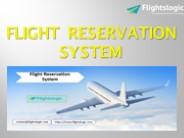 Flight Reservation System