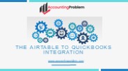 Connect your Airtable to QuickBooks Commerce integration