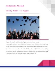 Study mbbs in Egypt