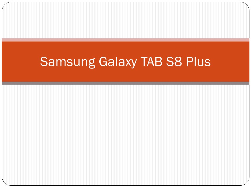 Samsung Galaxy TAB S8 Plus