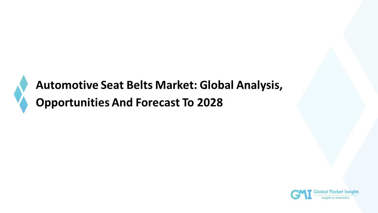 PPT Automotive Seat Belts Market 2028 Top Vendors Analysis, Growth