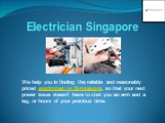 Electrician Singapore