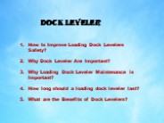 Dock Leveler Manufacturers in Chennai