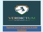 Weekly Updates Court Judgments in India - Verdictum