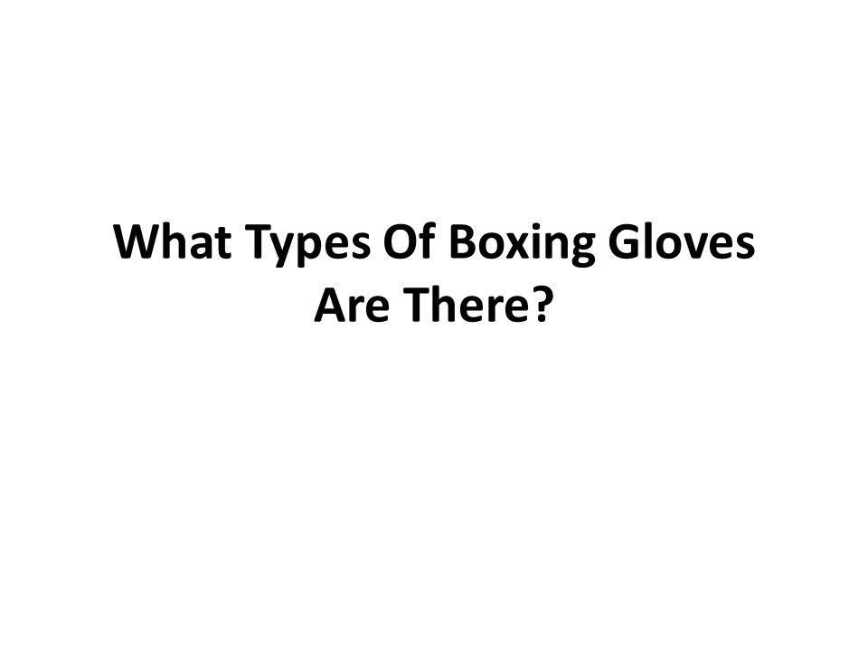 PPT What Types Of Boxing Gloves Are There? PowerPoint presentation