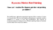 KYOCERA REPAIR SERVICE CENTER