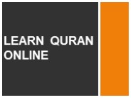 Learn Quran Online with us