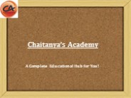 Chaitanya's Academy