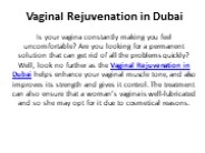 Vaginal Rejuvenation in Dubai