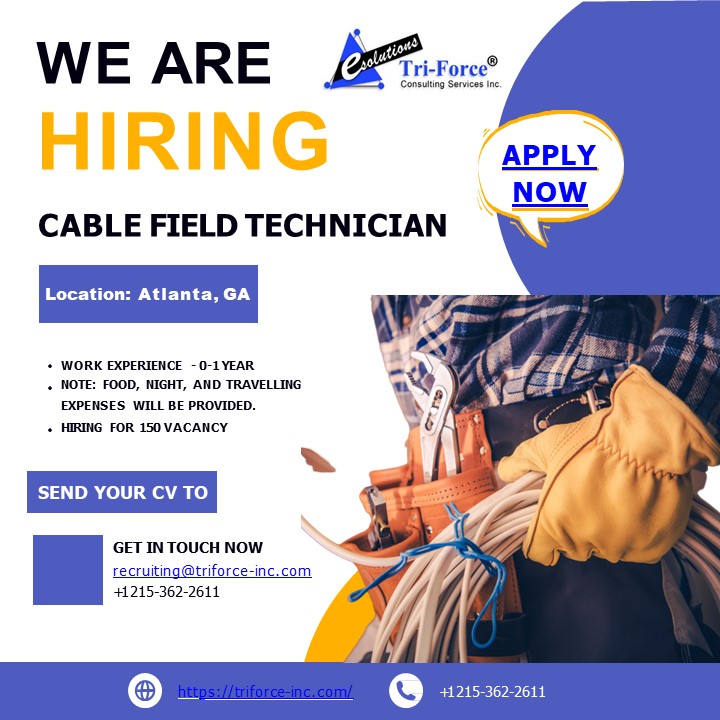 PPT We are hiring for Cable Field Technician in Texas PowerPoint