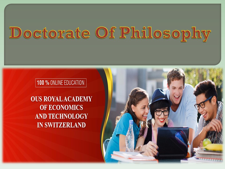 Doctorate Of Philosophy