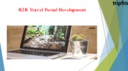 B2B travel portal development