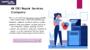 OKI Repair Service Center