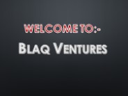 African Tech Startup | Blaq Ventures