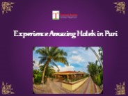 Experience Amazing Hotels in Puri