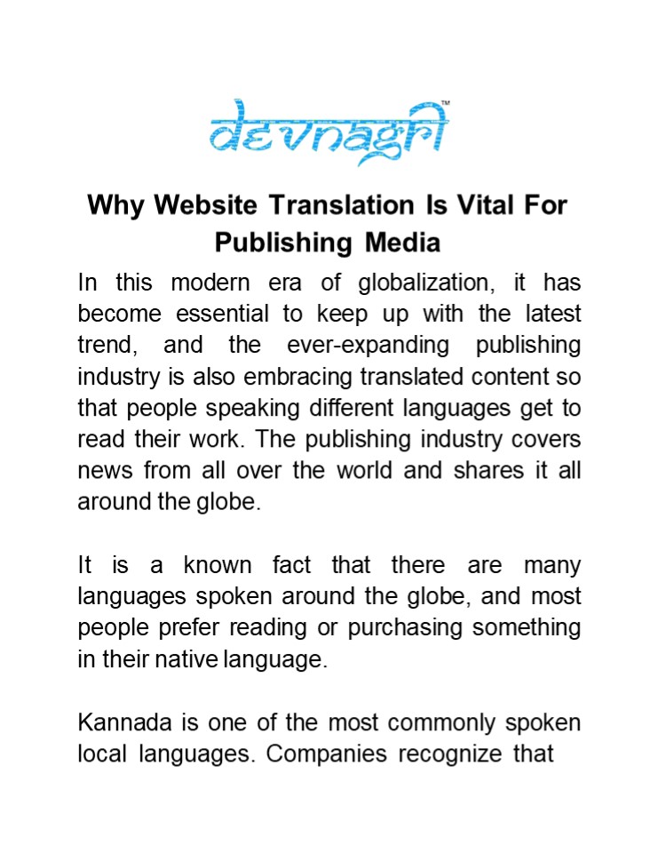 Why website translation is vital for publishing media