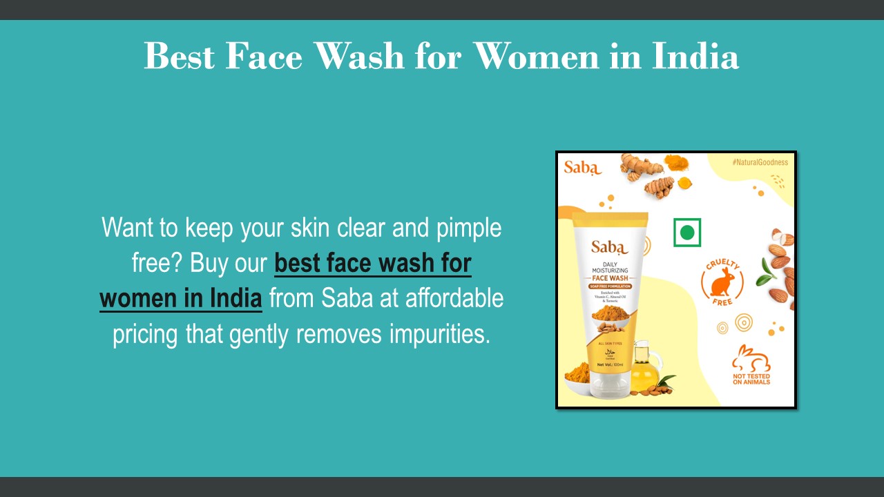 PPT Best Face Wash for Women in India PowerPoint presentation free