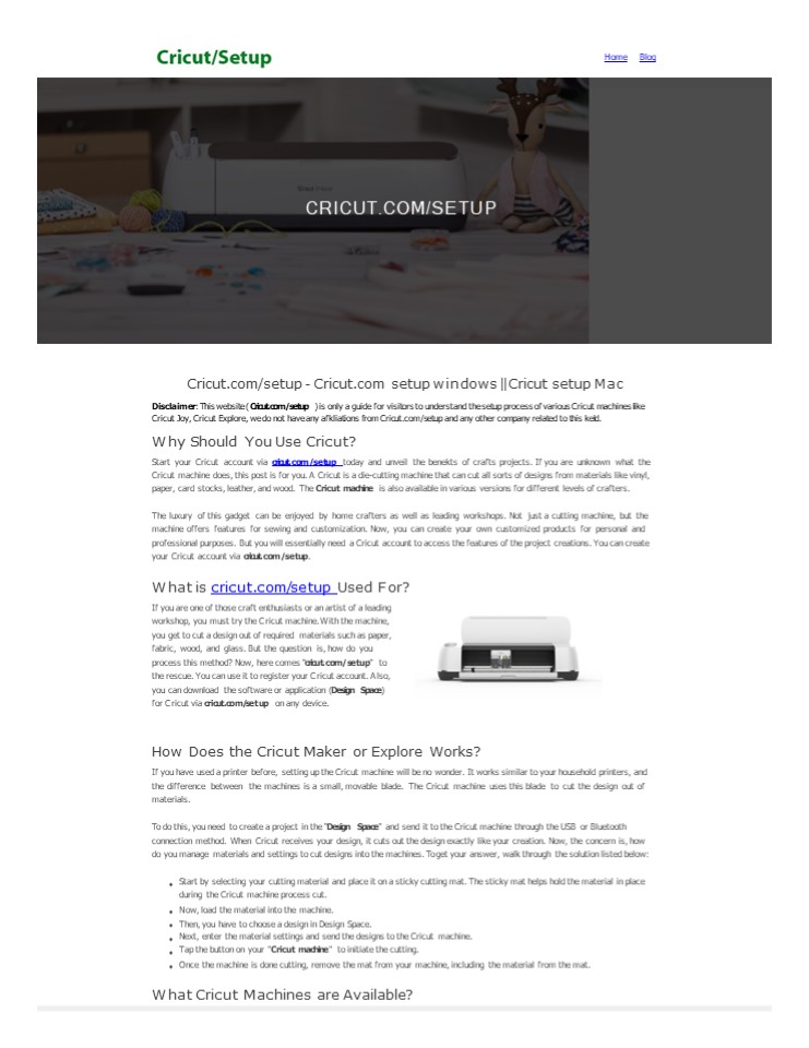 Cricut.com/setup - Cricut.com setup windows (1)