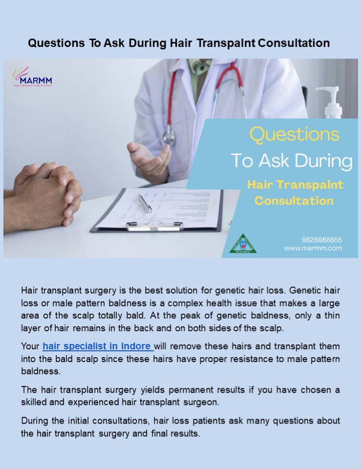Questions To Ask During Hair Transpalnt Consultation