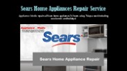 Sears Home Appliances Repair Service