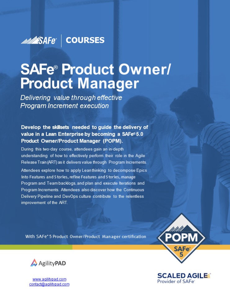 PPT SAFe® Product Owner/Product Manager PowerPoint presentation