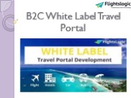 B2C White Label Travel Portal