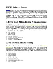 HRMS Software System