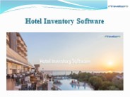 Hotel Inventory Software