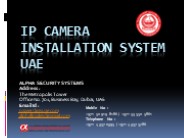 IP Camera Installation Services