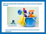 Why You Should Use A Professional End of Tenancy Cleaning Services