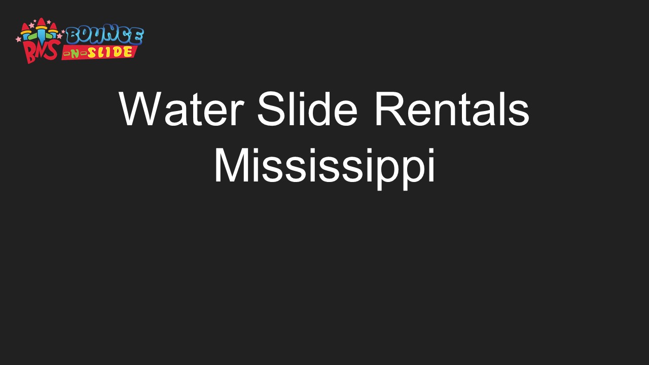 Water Slide Rentals Mississippi