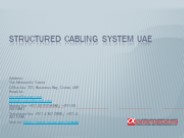 Structured cabling system UAE